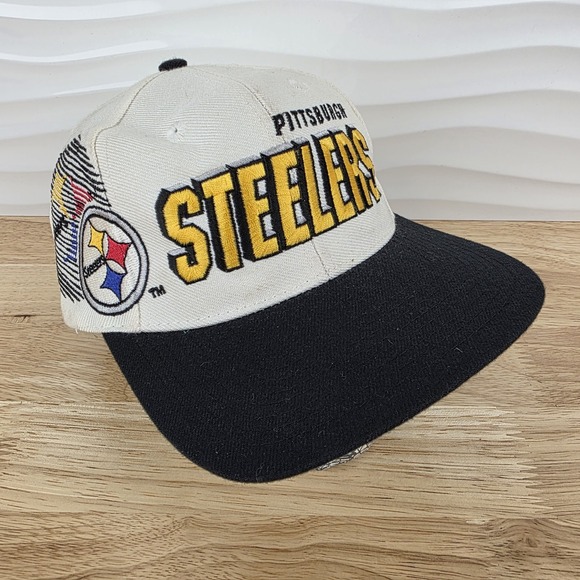 Sports Specialties Other - Vintage Sports Specialties Pittsburgh Steelers Laser Shadow Snapback Hat Cap NFL